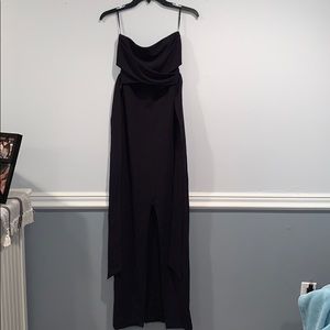 Navy blue prom dress